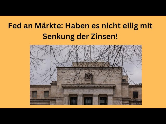 Wie reagieren die Märkte auf die Ankündigung der Fed, den Leitzins nicht zu senken?